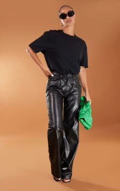 Cotton Black Oversized T-Shirt