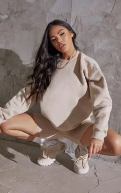 Sand Oversized Sweatshirt