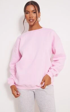 Baby Pink Oversized Sweatshirt