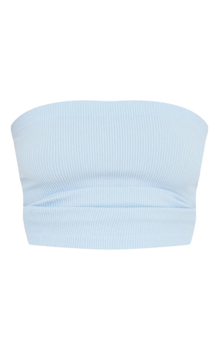 Blue Contour Rib Tube Top - Image 5
