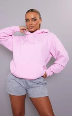 Baby Pink Oversized Sweat Hoodie