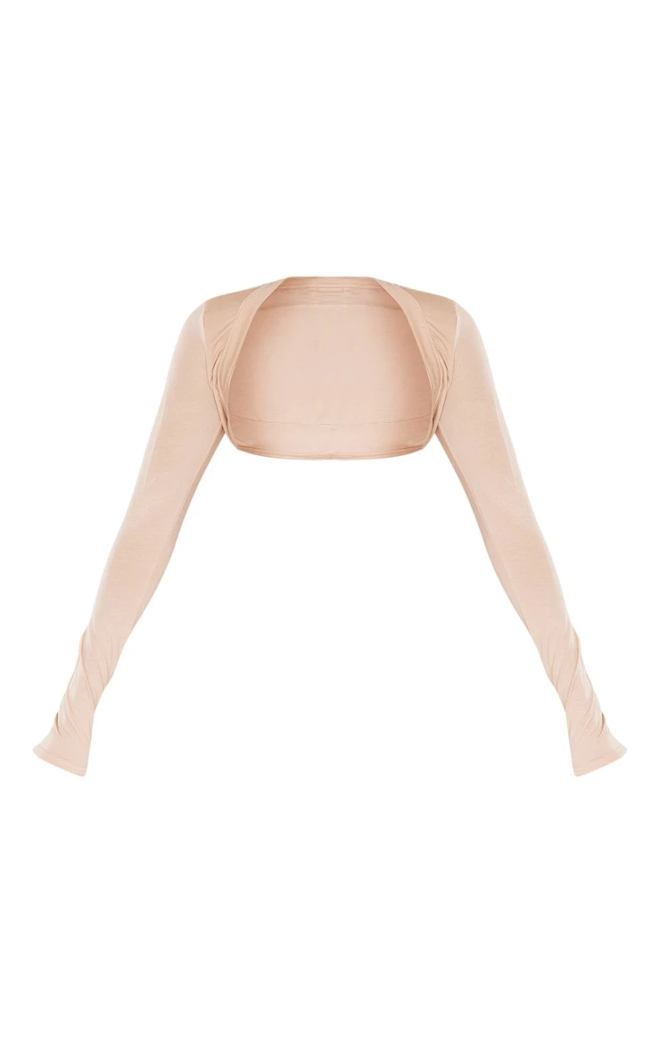 Stone Jersey Long Sleeve Shrug - Image 5